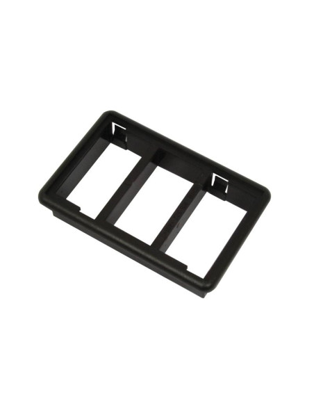 Soporte Montaje Interruptor Basculante Para 3 Interruptores - Acoplamiento Universal, 48mm x 78mm