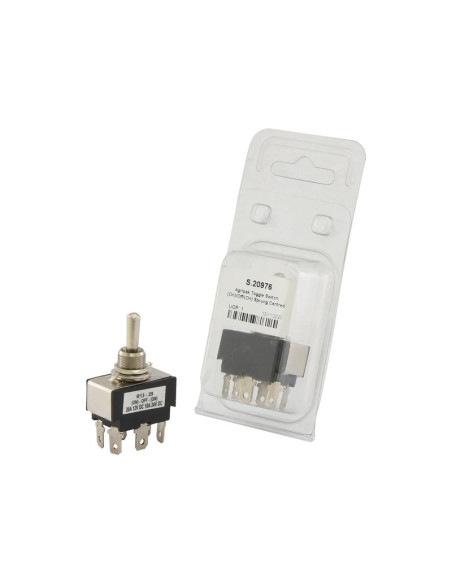 Blister Interruptor, (Encendido)/Apagado/(Encendido) Sprung Centred