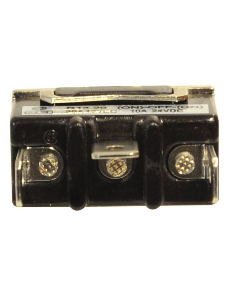 Interruptor, (Encendido)/Apagado/(Encendido) Sprung Centred