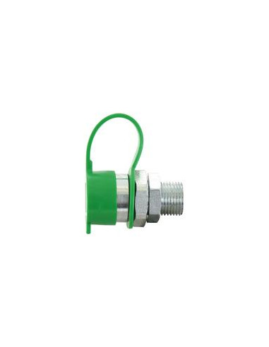 Sparex Acoplador de freno de remolque Macho 1/2'' BSP Pasamuros Macho