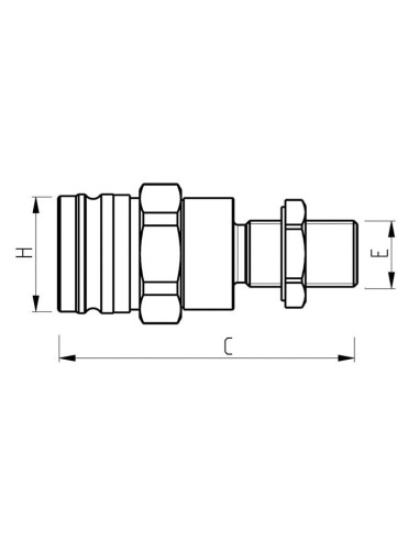 Sparex Acoplamientos Frenos Remolque Macho M20...