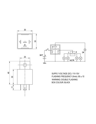 Intermitente Centr.Electronico