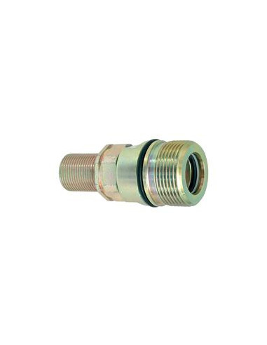 Hydraulic Quick Release Coupling 1/2'' Male with lock thread with 1/2''BSP male thread
