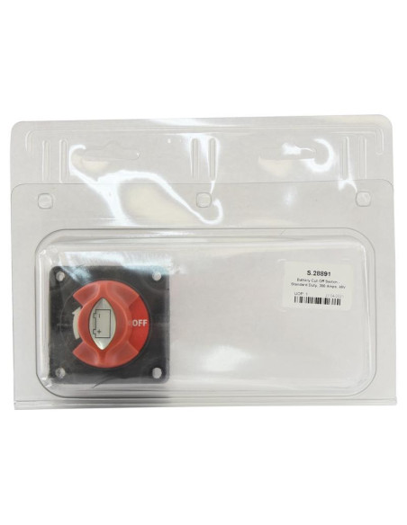 Desconectador Batería - Standard Función, 300 Amperios, 12-48V (Blister)
