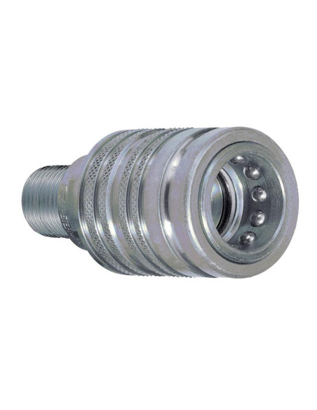 Faster Acoplamientos Hidráulicos Enganche Rápido Hembra 1/2'' Tamaño del cuerpo x 3/8'' BSP Pasamuros Macho