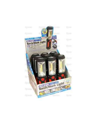 9 LED linterna táctica paquete de 9