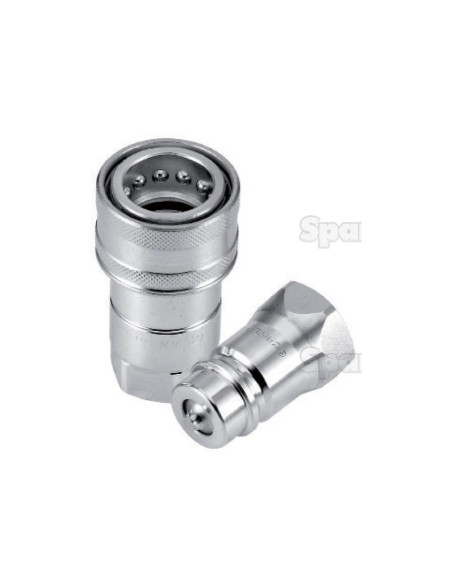 Faster Acoplamientos Hidráulicos Enganche Rápido Hembra 1/4'' Tamaño del cuerpo x 1/4'' BSP Rosca Hembra