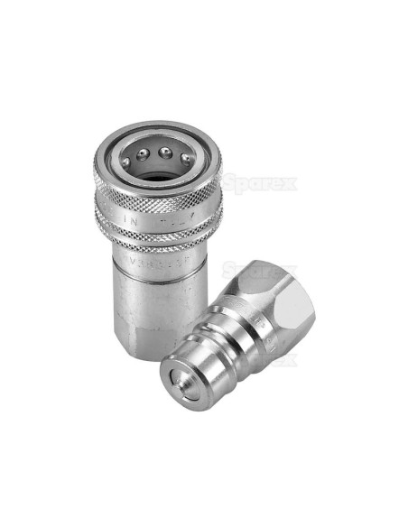 Faster Acoplamientos Hidráulicos Enganche Rápido Hembra 1/4'' Tamaño del cuerpo x 1/4'' BSP Rosca Hembra