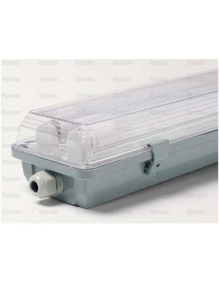 Lámpara LED, IP65, Se suministra con 2 Fluorescentes LED G13, 1263mm, 2 x 18W