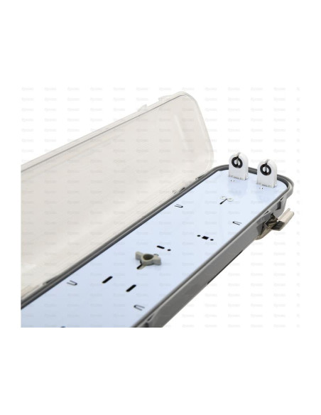 LED Adaptador de doble tubo, 2ft (600mm), T8/G13, 100-277V