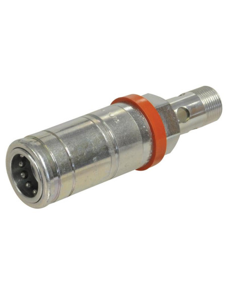 Faster Flat Faced Hydraulic Coupling Hembra 1/2'' Tamaño del cuerpo x M22 x 1.50 métrica Pasamuros Macho