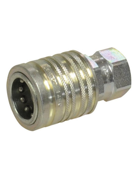 Faster Flat Faced Hydraulic Coupling Hembra 1/2'' Tamaño del cuerpo x M22 x 1.50 métrica Rosca Hembra