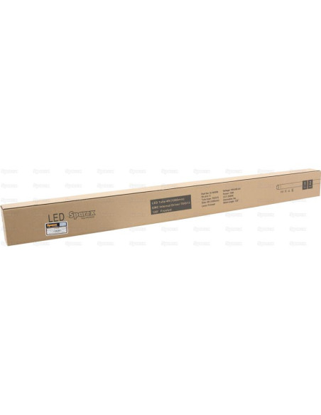LED Tubo conductor interno, 4ft (1200mm), T8/G13, 18W