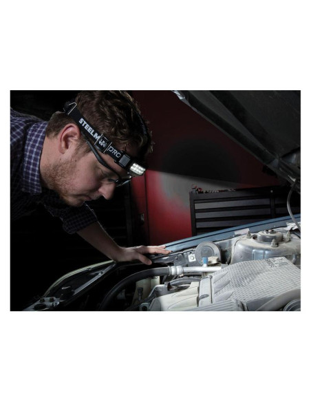 Linterna de cabeza recargable fina con detector de movimiento