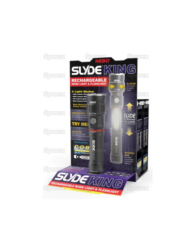 Linterna LED Nebo Slyde King recargable - 500...