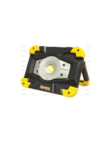 Luz Trabajo Taller LED Recargable con Cargador de Batería, 20W.