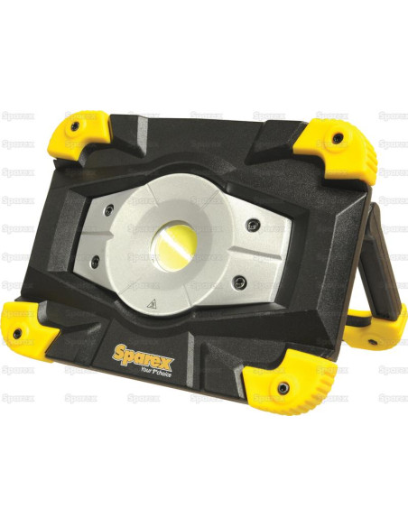 Luz Trabajo Taller LED Recargable con Cargador de Batería, 20W.