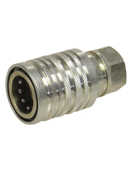 Sparex Flat Faced Hydraulic Coupling Hembra 1/2'' Tamaño del cuerpo x 3/4'' UNF Rosca Hembra
