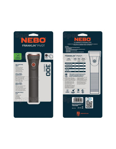 Nebo Franklin™ Pivot Linterna de Mano