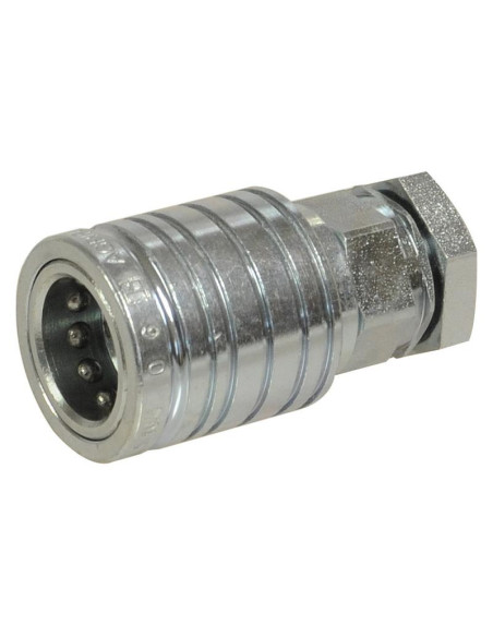 Sparex Flat Faced Hydraulic Coupling Hembra 1/2'' Tamaño del cuerpo x M22 x 1.50 métrica Macho
