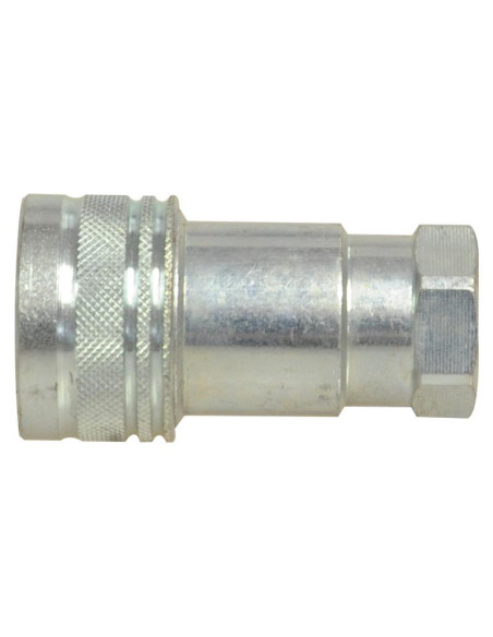 Sparex Flat Faced Hydraulic Coupling Hembra 1/2'' Tamaño del cuerpo x M22 x 1.50 métrica Rosca Hembra