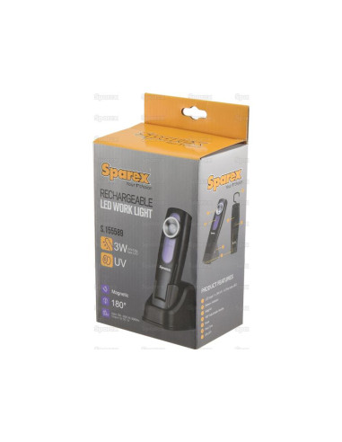 UV Lámpara de Inspección LED Recargable, 395...