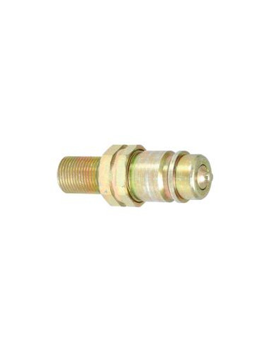 Sparex Flat Faced Hydraulic Coupling Macho 1/2'' Tamaño del cuerpo x M18 x 1.50 métrica Pasamuros Macho