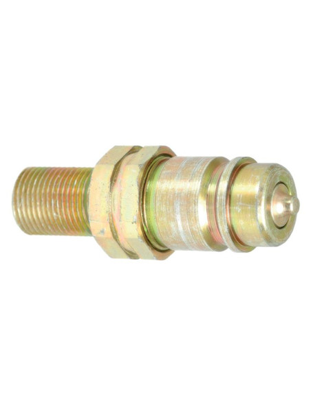 Sparex Flat Faced Hydraulic Coupling Macho 1/2'' Tamaño del cuerpo x M18 x 1.50 métrica Pasamuros Macho