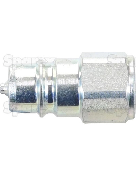 Sparex Flat Faced Hydraulic Coupling Macho 1/4'' Tamaño del cuerpo x 1/4'' BSP Rosca Hembra (Blister 2 pzas.)