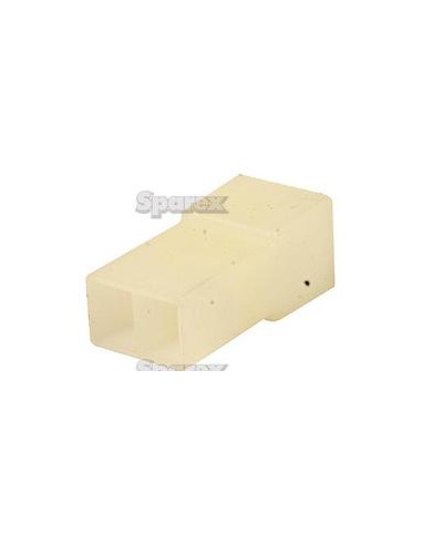 Carcasa Conector Macho 2 Polo