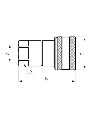 Sparex Flat Faced Hydraulic Coupling...
