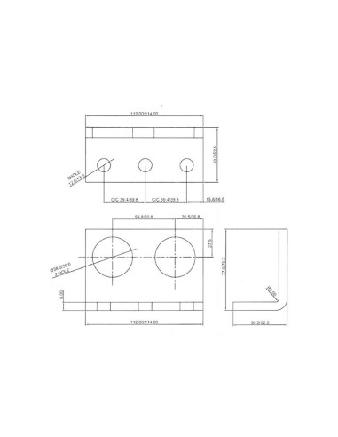 Sparex Hembra 1/2'' Tamaño del cuerpo x 1/2''...