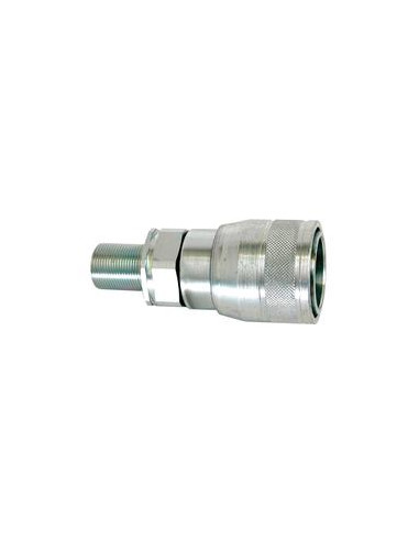 Stauff Flat Faced Hydraulic Coupling Hembra 1'' Tamaño del cuerpo x M26 x 1.50 métrica Pasamuros Macho