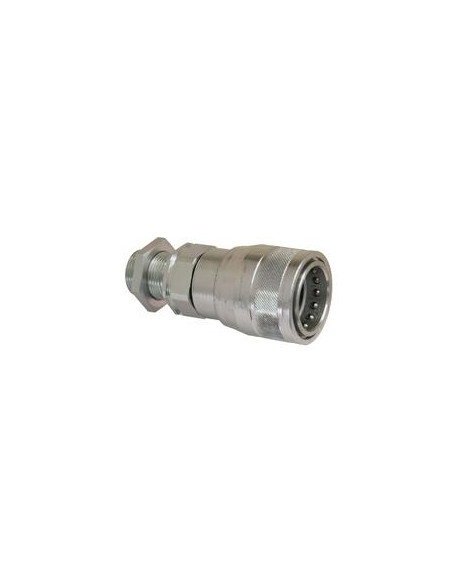 Stauff Flat Faced Hydraulic Coupling Hembra 1'' Tamaño del cuerpo x M30 x 2.00 métrica Pasamuros Macho