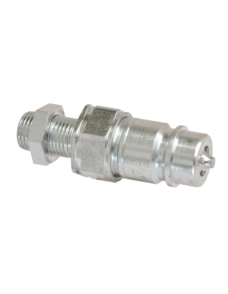 Stauff Flat Faced Hydraulic Coupling Macho 1/2'' Tamaño del cuerpo x M26 x 1.50 métrica Pasamuros Macho