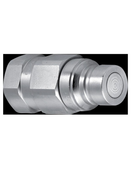 Faster Acoplamiento Hidráulico Cara Plana Macho 3/8'' Tamaño del cuerpo x 1/2'' BSP Rosca Hembra