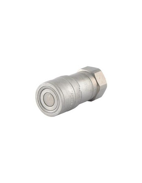 Sparex Acoplamiento Hidráulico Cara Plana Hembra 3/8'' Tamaño del cuerpo x 3/8'' BSP Rosca Hembra (Blister 1 pza.)