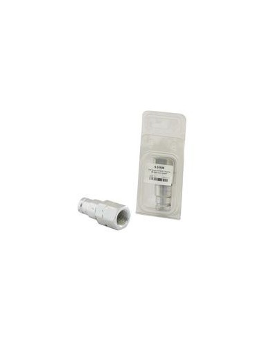 Sparex Acoplamiento Hidráulico Cara Plana Macho 3/8'' Tamaño del cuerpo x 3/8'' BSP Rosca Hembra (Blister 1 pza.)