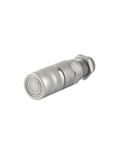 Stauff Acoplamiento Hidráulico Cara Plana Hembra 1/2'' Tamaño del cuerpo x M22 x 1.50 métrica Pasamuros Macho