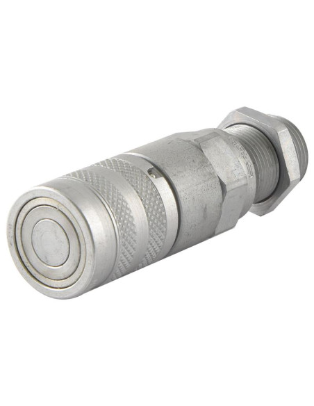 Stauff Acoplamiento Hidráulico Cara Plana Hembra 1/2'' Tamaño del cuerpo x M22 x 1.50 métrica Pasamuros Macho