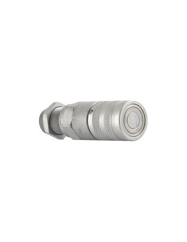 Stauff Acoplamiento Hidráulico Cara Plana Hembra 3/8'' Tamaño del cuerpo x M22 x 1.50 métrica Pasamuros Macho