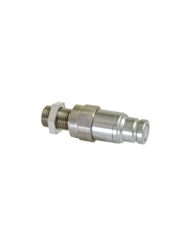 Stauff Acoplamiento Hidráulico Cara Plana Macho 1/2'' Tamaño del cuerpo x M22 x 1.50 métrica Pasamuros Macho