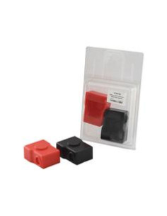 BLISTER 2 CUBRE TERMINAL BATERIA (ROJO-NEGRO)