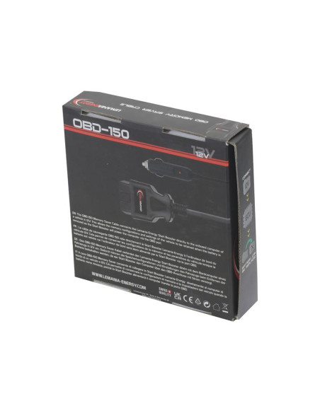 Cable de ahorro de memoria OBD, Adecuado para Lemania Start Boosters