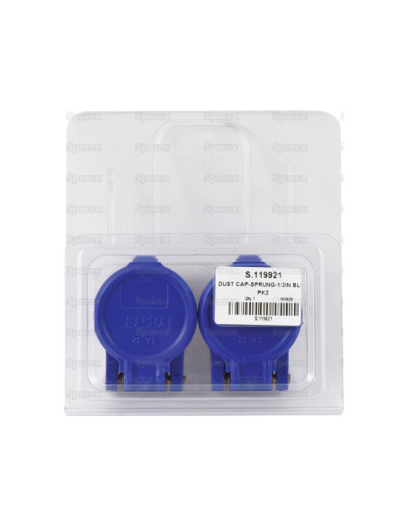 Faster Tapa 1/2'' Azul Se ajusta a Female Coupling - TA Series TA12 (2 pzas. Blister)