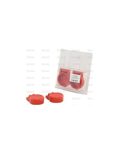 Faster Tapa 1/2'' Rojo Se ajusta a Female Coupling - TA Series TA12R (2 pzas. Blister)