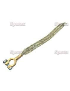 Cable Masa, Tierra/Negativo (Abrazadera) Longitud: 300mm