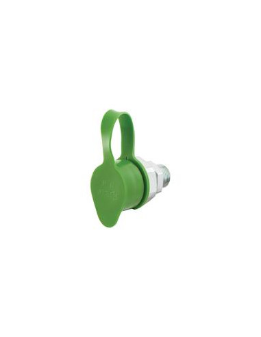 Faster Tapa 3/8'' Verde Se ajusta a Male Coupling TFVF