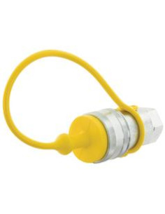 Faster Tapa Amarillo PVC Se ajusta a 1/2'' Female...