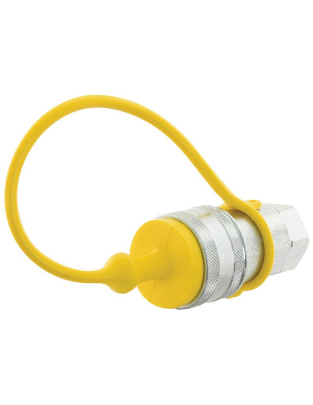Faster Tapa Amarillo PVC Se ajusta a 1/2'' Female Coupling TM12LG